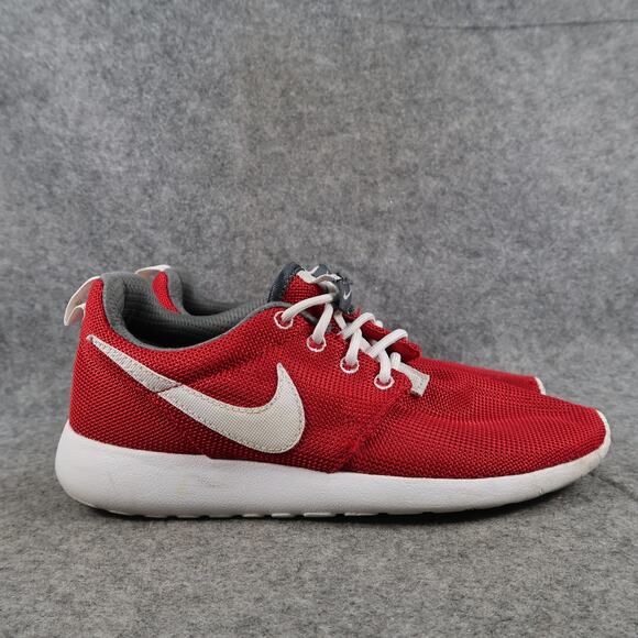 Nike Shoes Big Kids 4.5Y Roshe One Casual Sneaker Running Active Red White Youth - Picture 1 of 13